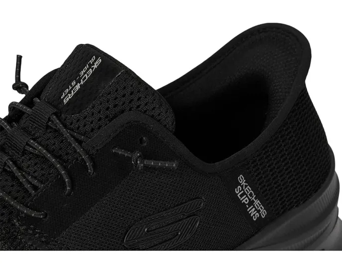 Кроссовки Skechers Glide-Step Pro Hands Free Slip-In с геометрической подошвой и вставкой Air-Cooled Memory Foam