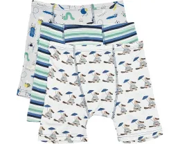 Набор из 3 боксеров для мальчиков с принтом и защитой UPF 50+ от Kickee Pants Kids