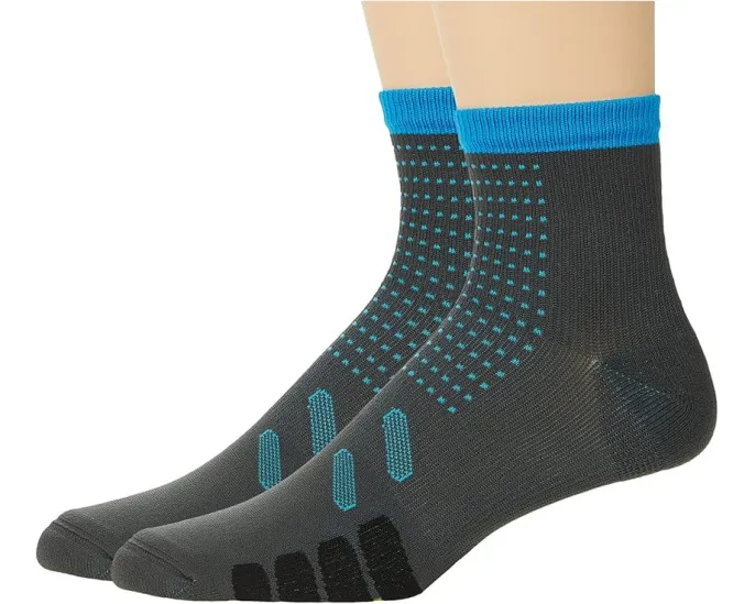 Компрессионные носки для велоспорта Eurosock Bike Quarter Compression 2 пары с технологией Silver drySTAT