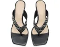 Босоножки Frankie Studded Leather Kitten Heel от Cinq à Sept с металлическими заклепками
