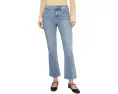Джинсы Paige Mason Crop Bootcut с расклешённым низом и средней посадкой в цвете Divine