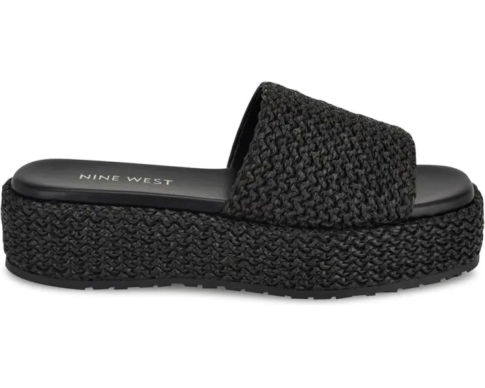 Сандалии Nine West Keziah на платформе с плетеными деталями