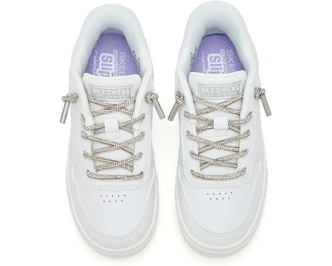 Кроссовки без рук Hands Free Slip Ins Skechers Aura LX 310769L белые