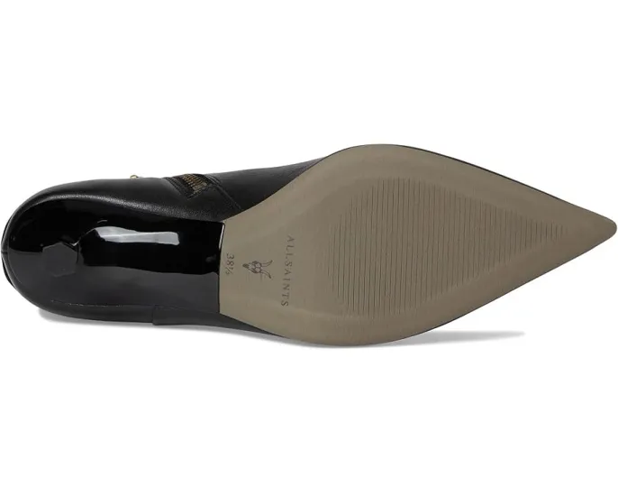 Ботинки AllSaints Vivian с каблуком и застежкой-молнией