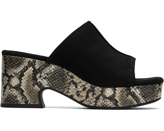 Сандалии Clarks Nerisa Vine на пробковом каблуке с мягкой стелькой