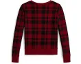 Детская толстовка Polo Ralph Lauren Kids из флиса с принтом Polo Bear и клеткой