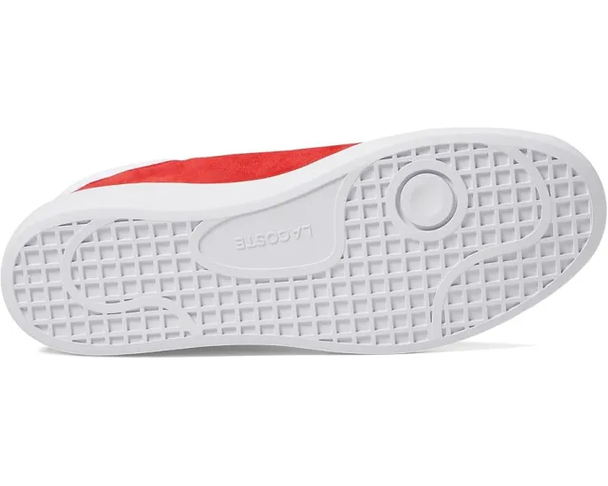 Кроссовки Lacoste Baseshot из замши с круглым носком