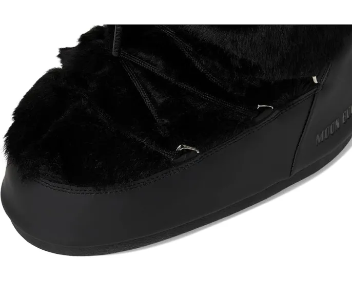 Ботинки MOON BOOT Icon Faux Fur с искусственным мехом и утеплением