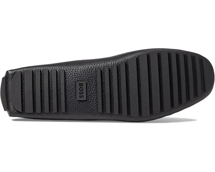 Мокасины BOSS Driver Grain Leather из зернистой кожи