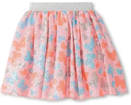 Юбка с пайетками и блестками в виде бабочек Hatley Kids из двойного тюля