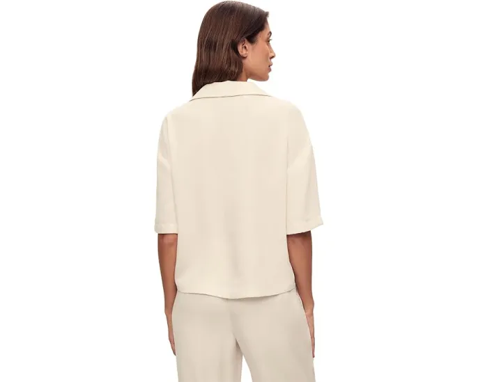 Пижамная блуза Eberjey Tencel Woven с коротким рукавом