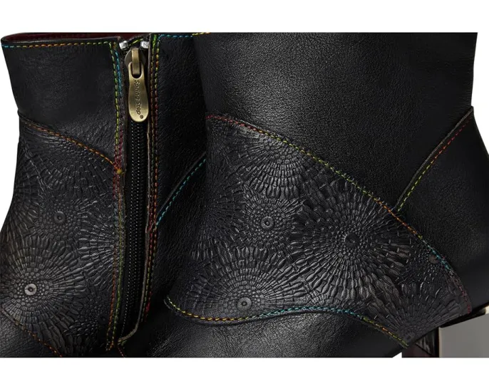 Ботильоны Topanga от L'Artiste by Spring Step с тиснением под фейерверк