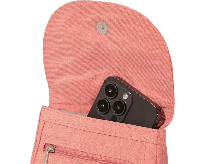 Сумка Baggallini Dash Crossbody с защитой RFID и карманом для губной помады