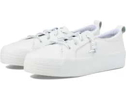 Кроссовки Sperry Crest Vibe Triple Leather на высокой платформе