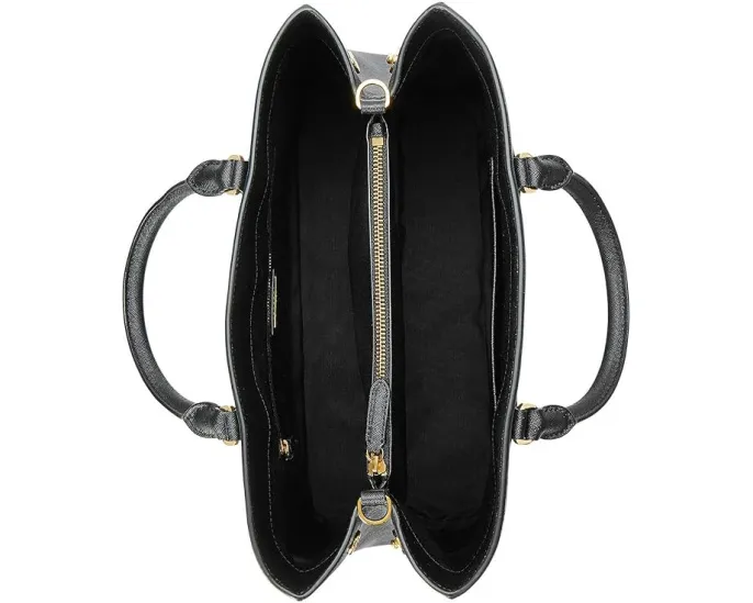 Lauren Ralph Lauren большая сумка Hanna из тисненой кожи с регулируемым ремнем