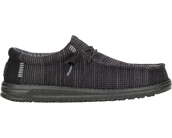 Обувь Hey Dude Wally Stretch Sox с эластичными шнурками и съемной стелькой