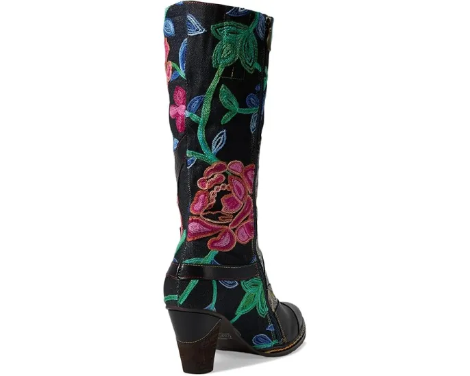 L'Artiste by Spring Step Ботинки Malagie-Rose с вышивкой и искусственным мехом