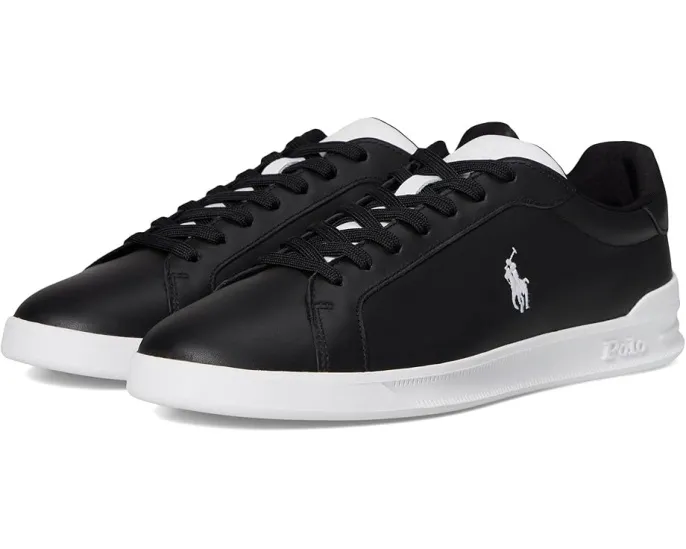 Кожаные кроссовки Polo Ralph Lauren Heritage Court II с круглым носком и резиновой подошвой
