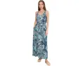 Макси-платье Sleeveless Woven Maxi Dress с поясом от Liverpool Los Angeles