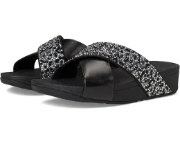 FitFlop Сланцы Lulu Crystal-Mix с кристаллами и технологией MicroWOBBLEBOARD