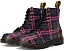 Детские ботинки Dr. Martens 1460 Pascal Y с блестками и боковой молнией