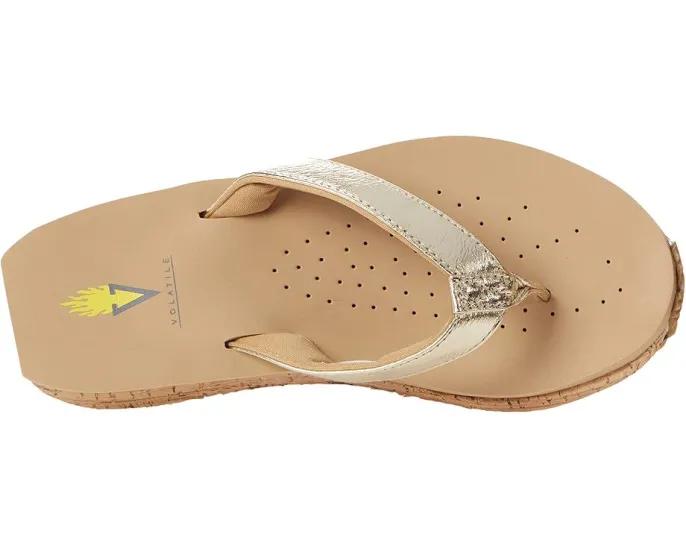 VOLATILE босоножки Neville на платформе с ремешком из меха и резиновой подошвой