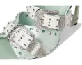 Сандалии на шпильке Steve Madden Saddle с металлической пряжкой и завязкой на щиколотке