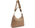THINK ROYLN Большая сумка-хобо Seaside Satchel из рафии и кожи с двумя ремнями