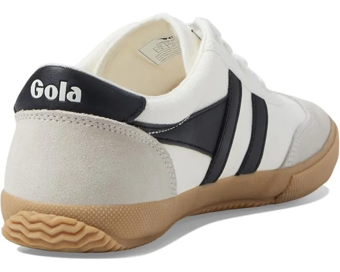 Gola Badminton с верхом из холста и замшевыми накладками