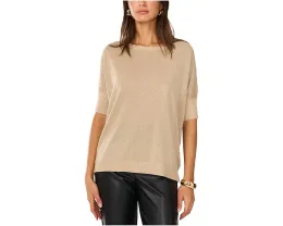 Свитер Vince Camuto с широкой горловиной и люрексом по всей поверхности