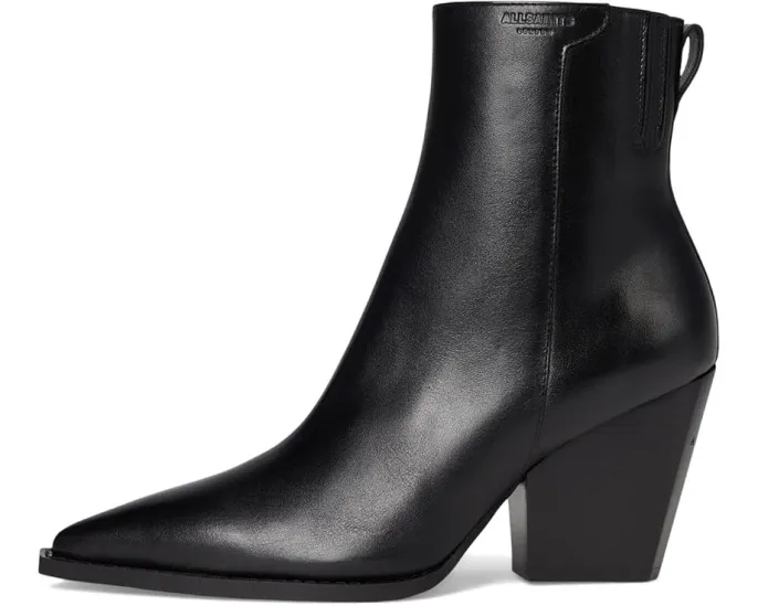 Ботильоны AllSaints Rizzo из мягкой кожи с квадратным носком