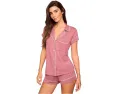 Комплект пижамы Eberjey Gisele из модала TENCEL с шортами и короткими рукавами