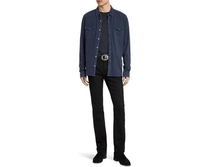 Рубашка John Varvatos Arvon Western с накладными карманами