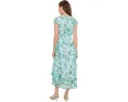 Платье CeCe Ruffle Wrap Midi с оборками и запахом