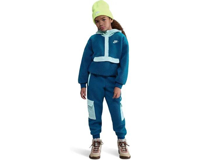 Детское худи Nike Kids Club Fleece с молнией на четверть и свободным кроем