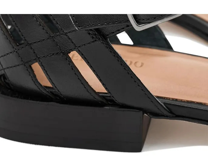 Сандалии Bernardo Brighton с Т-образным ремешком на квадратном каблуке