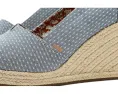 Босоножки TOMS Essential Wedge с открытым носком и плетеной отделкой