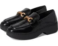 Лоферы FitFlop F-Luma на скрытом клине с пряжкой из гладкой кожи