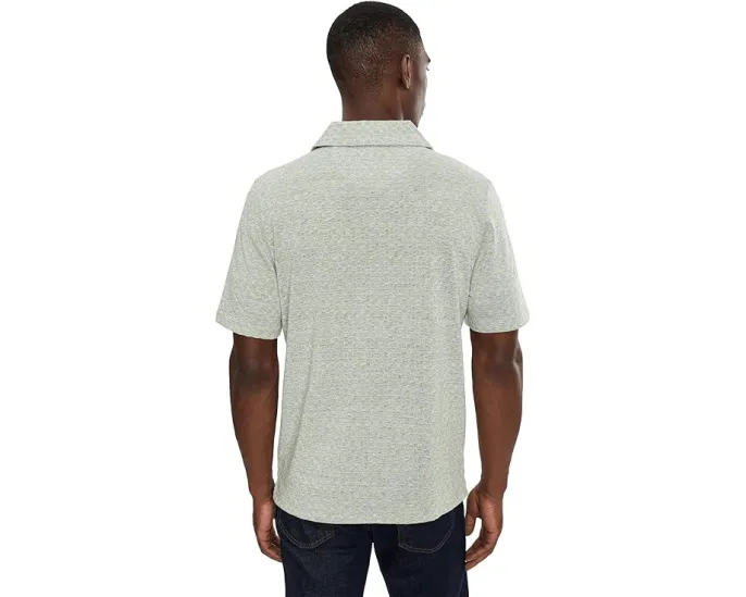 Поло Johnston & Murphy Sedona V-neck с четырехсторонней растяжкой и воротником Johnny