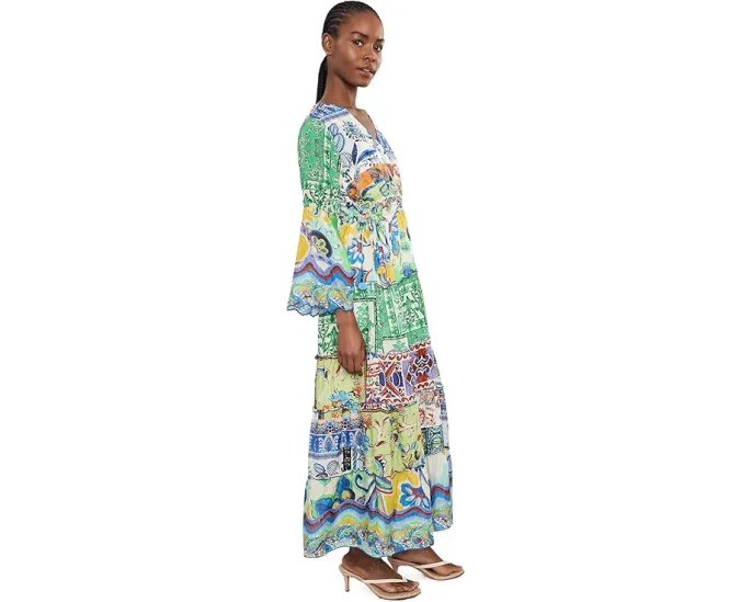 Dibble Tiered Dress - Armeria Patchwork