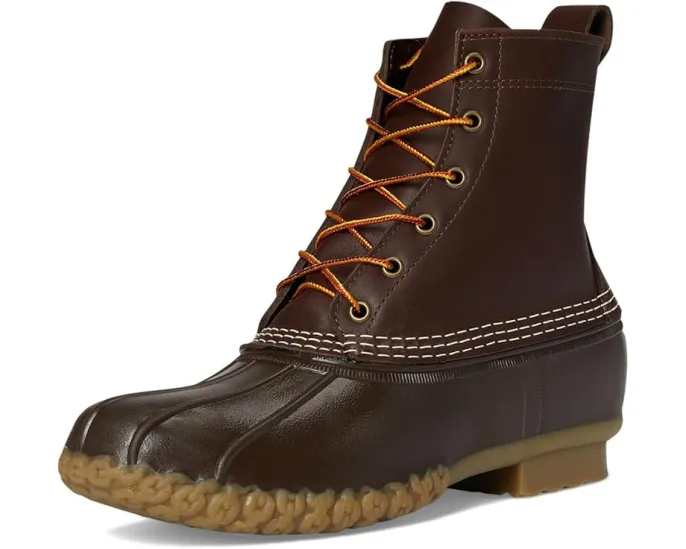 Ботинки L.L.Bean 8" Bean Boots с водонепроницаемой резиной и подошвой с цепким протектором