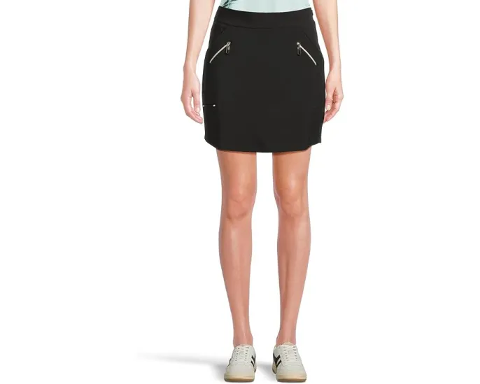 Юбка-шорты Elegante 17 дюймов (43 см) с карманами на молнии