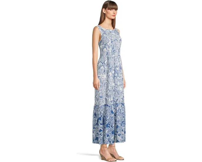 Платье-миди Hayleigh с ярусной юбкой и вырезом на спине от Lilly Pulitzer