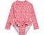 Цельный купальник Snapper Rock Kids Ditsy Bloom Skirt Surf Suit с защитой UPF 50+