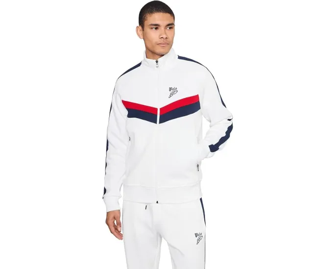 Тренировочная куртка Double-Knit Track Polo Ralph Lauren с молнией