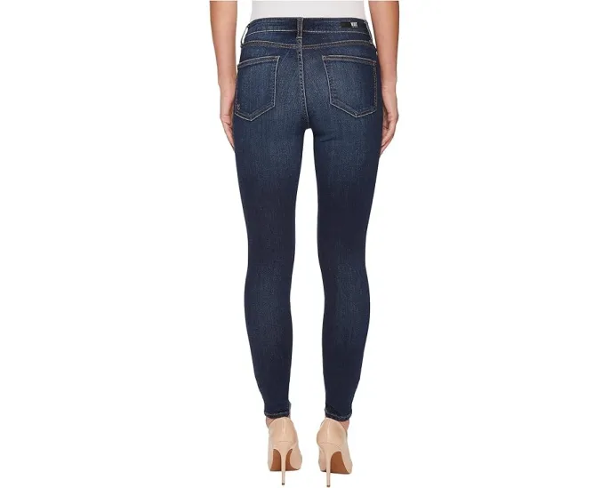Джинсы KUT from the Kloth Mia с завышенной талией и укороченным skinny-кроем
