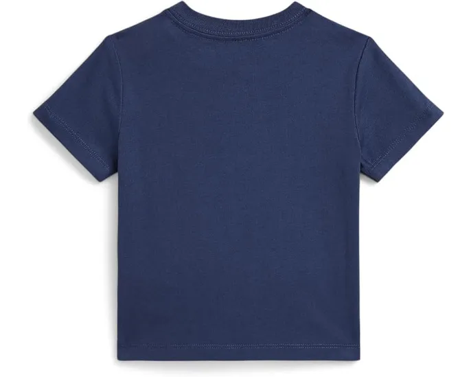 Детская футболка Polo Ralph Lauren с принтом осьминога из хлопкового джерси