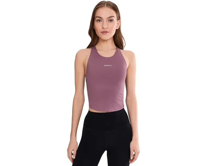 Топ Craft Hypervent Cropped Pocket Singlet для бега с перфорацией