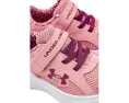 Кроссовки Charged Assert 11 Alternate Closure Under Armour для малышей Posh Pink