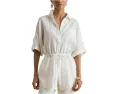 Туника Linen Roll-Tab Sleeve Tunic из льна с завязками Lauren Ralph Lauren